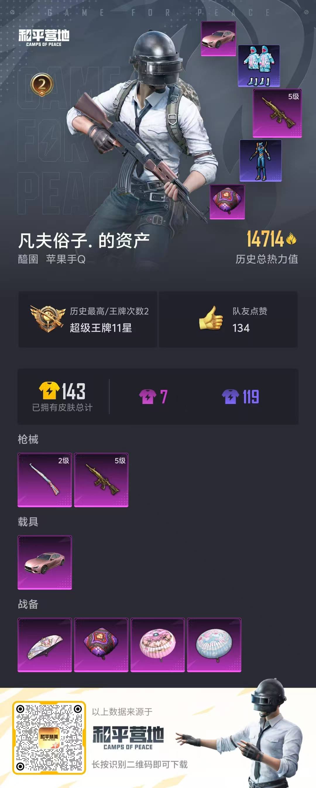 HPQM3270955和平精英账号详情图3 HPQM3270955和平精英账号详情图3