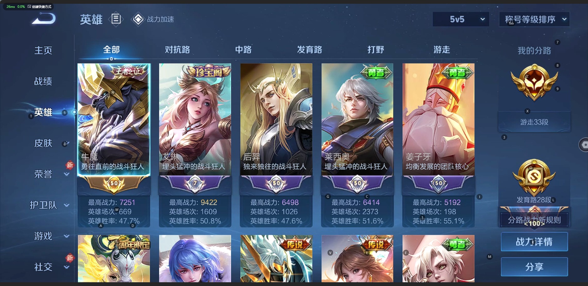 WZQM3177990王者荣耀账号详情图4 WZQM3177990王者荣耀账号详情图4