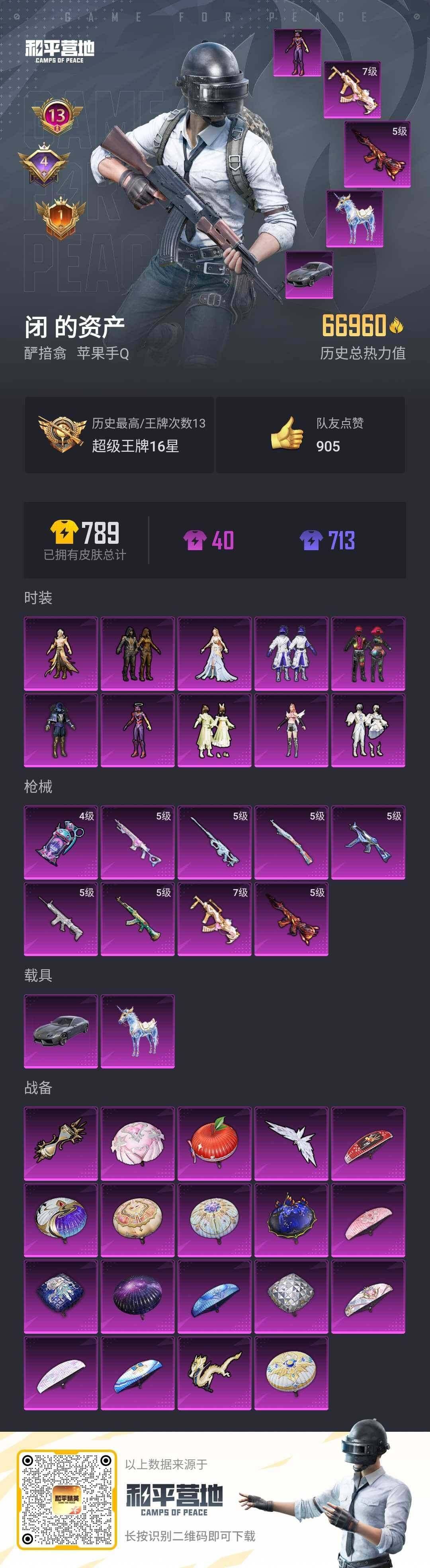HPLX3272365和平精英账号详情图2 HPLX3272365和平精英账号详情图2