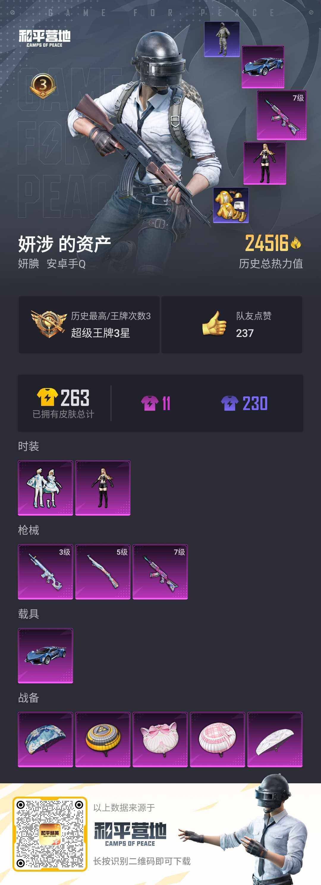 HPLX3272550和平精英账号详情图27 HPLX3272550和平精英账号详情图27