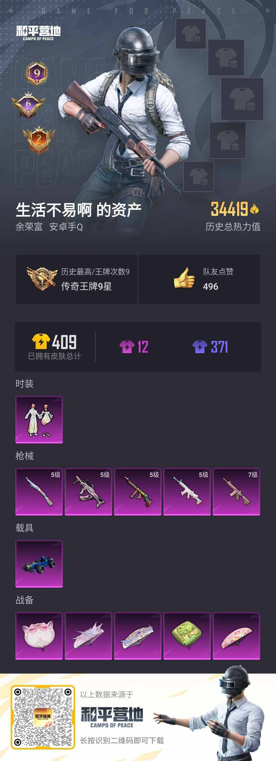 HPLX3272649和平精英账号详情图14 HPLX3272649和平精英账号详情图14