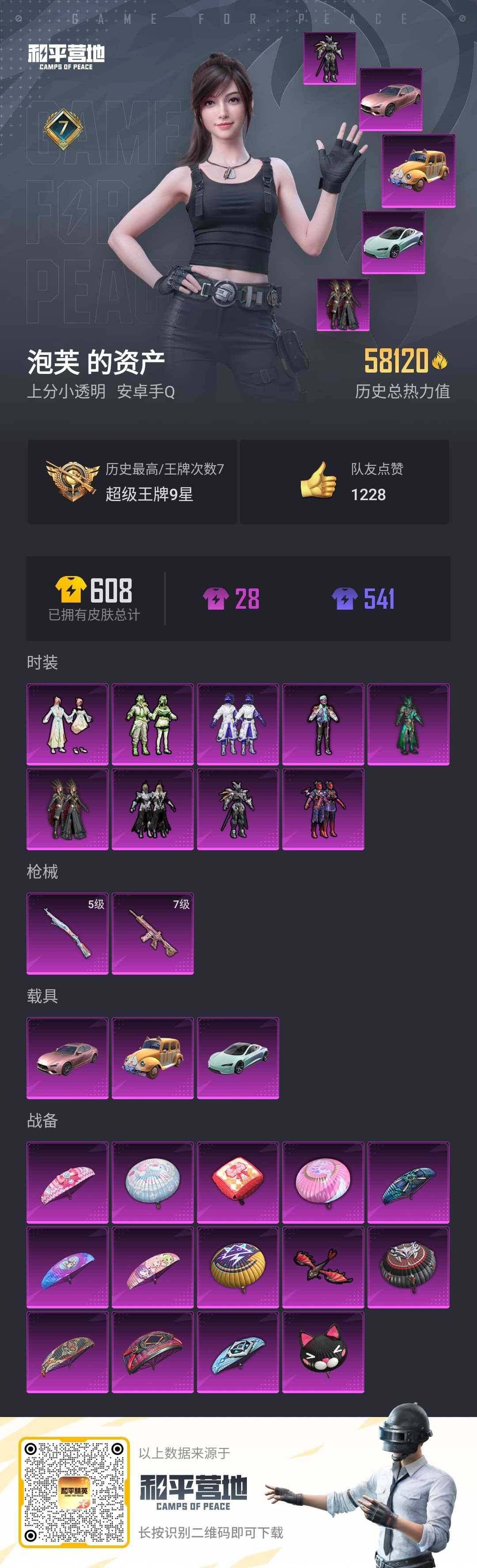 HPLX3272708和平精英账号详情图2 HPLX3272708和平精英账号详情图2