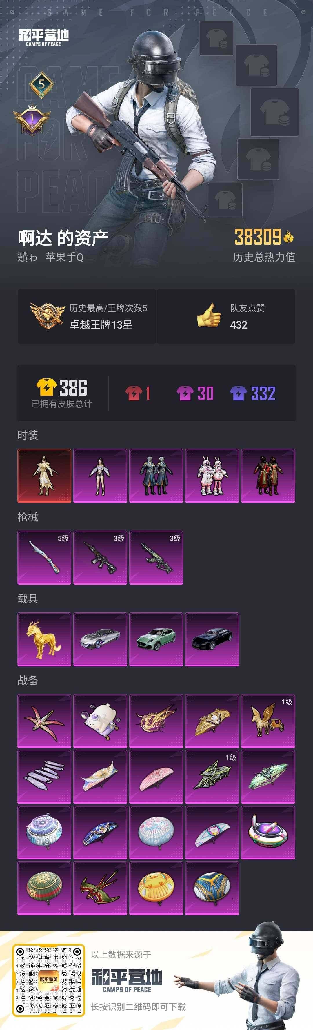 HPLX3272718和平精英账号详情图2 HPLX3272718和平精英账号详情图2