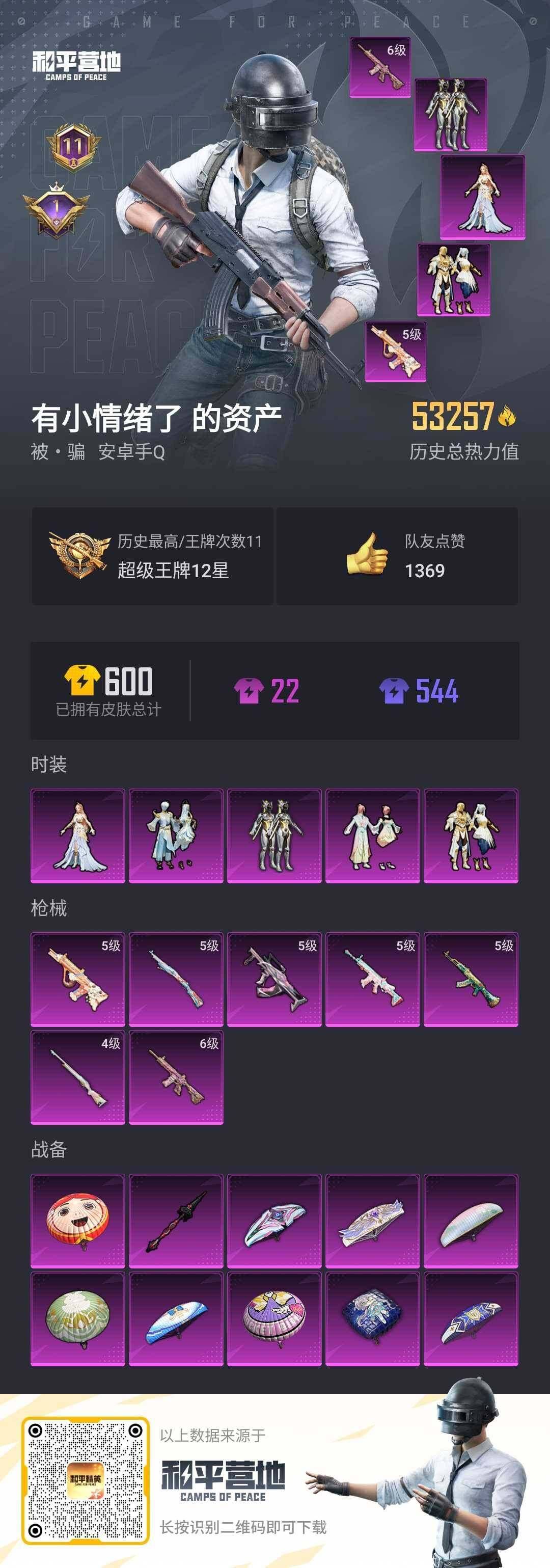 HPLX3272984和平精英账号详情图2 HPLX3272984和平精英账号详情图2