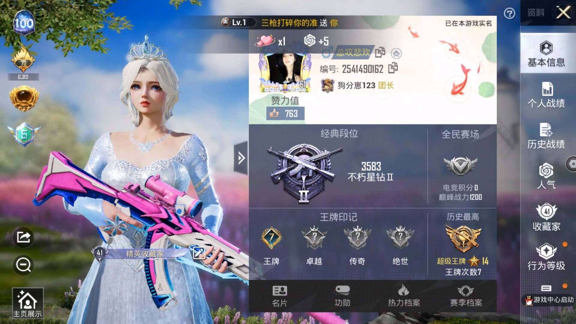 HPLX3272989和平精英账号详情图3 HPLX3272989和平精英账号详情图3