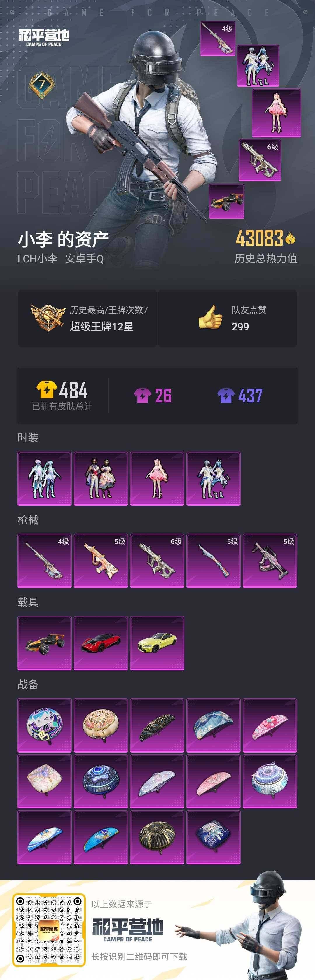 HPLX3273048和平精英账号详情图2 HPLX3273048和平精英账号详情图2
