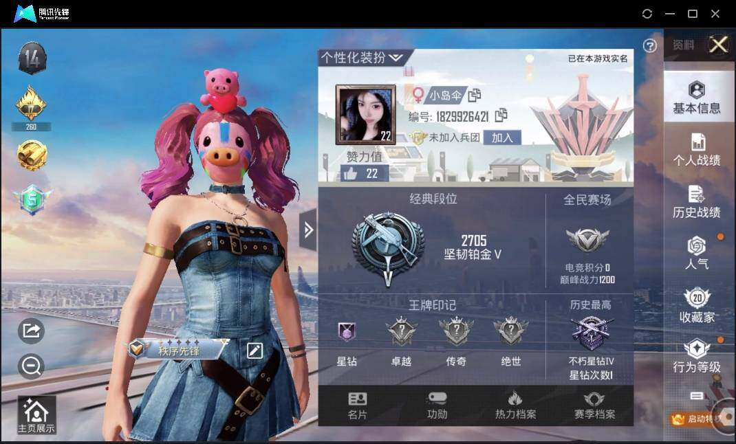 HPLX3273075和平精英账号详情图3 HPLX3273075和平精英账号详情图3