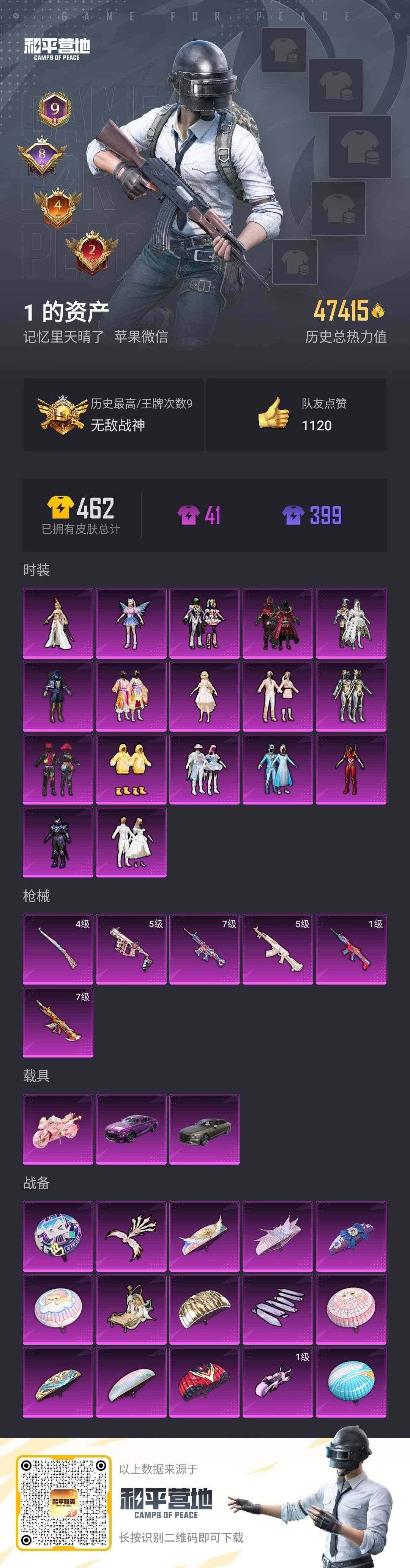 HPLX3273080和平精英账号详情图2 HPLX3273080和平精英账号详情图2