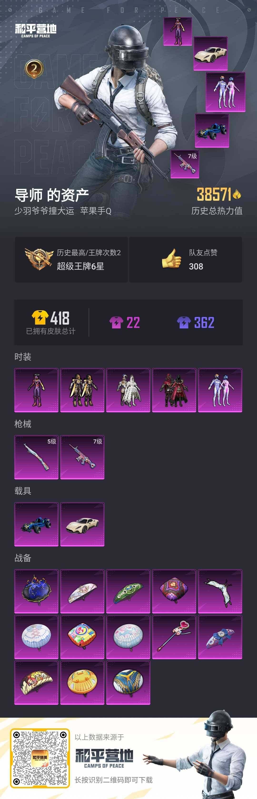 HPLX3273138和平精英账号详情图2 HPLX3273138和平精英账号详情图2