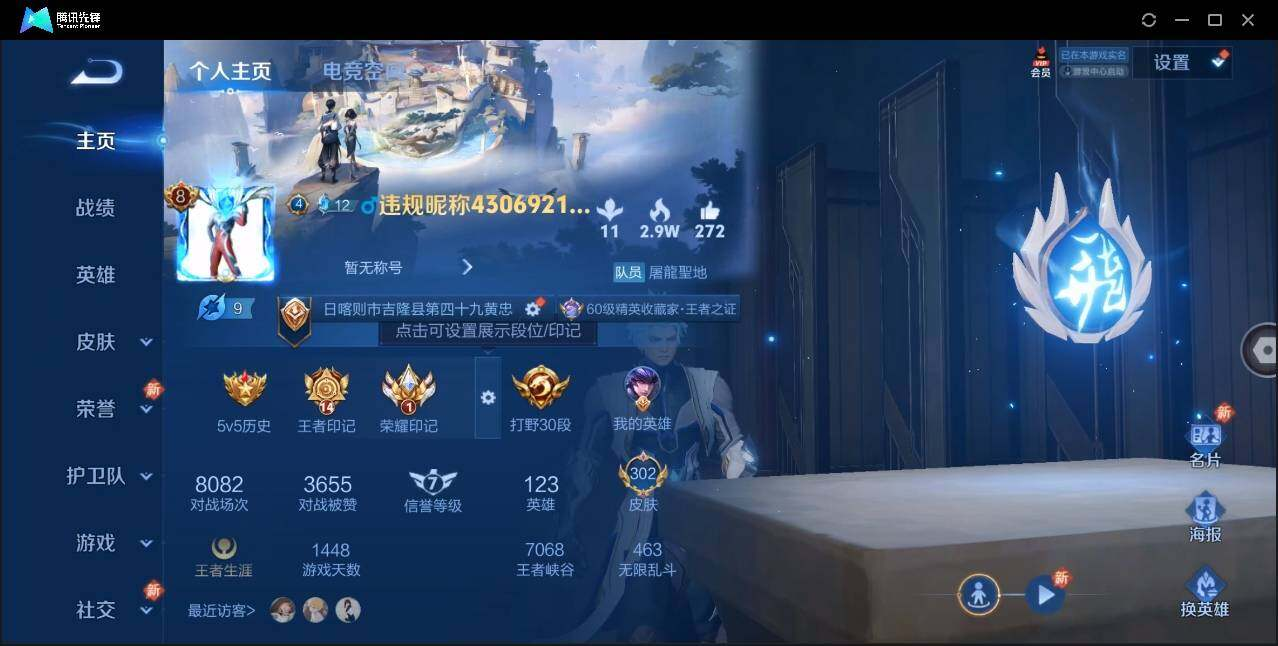 WZLX3180603王者荣耀账号详情图8 WZLX3180603王者荣耀账号详情图8