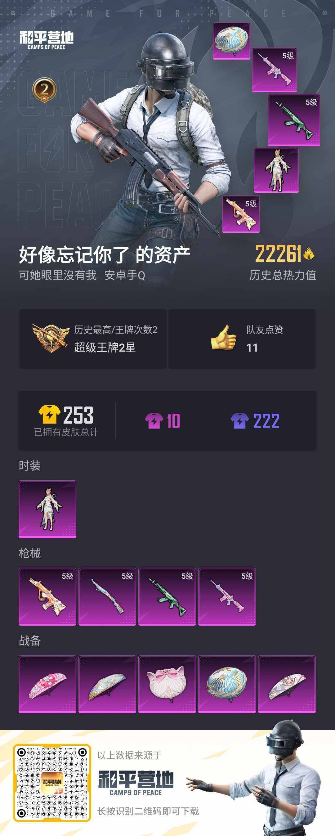 HPLX3273964和平精英账号详情图2 HPLX3273964和平精英账号详情图2
