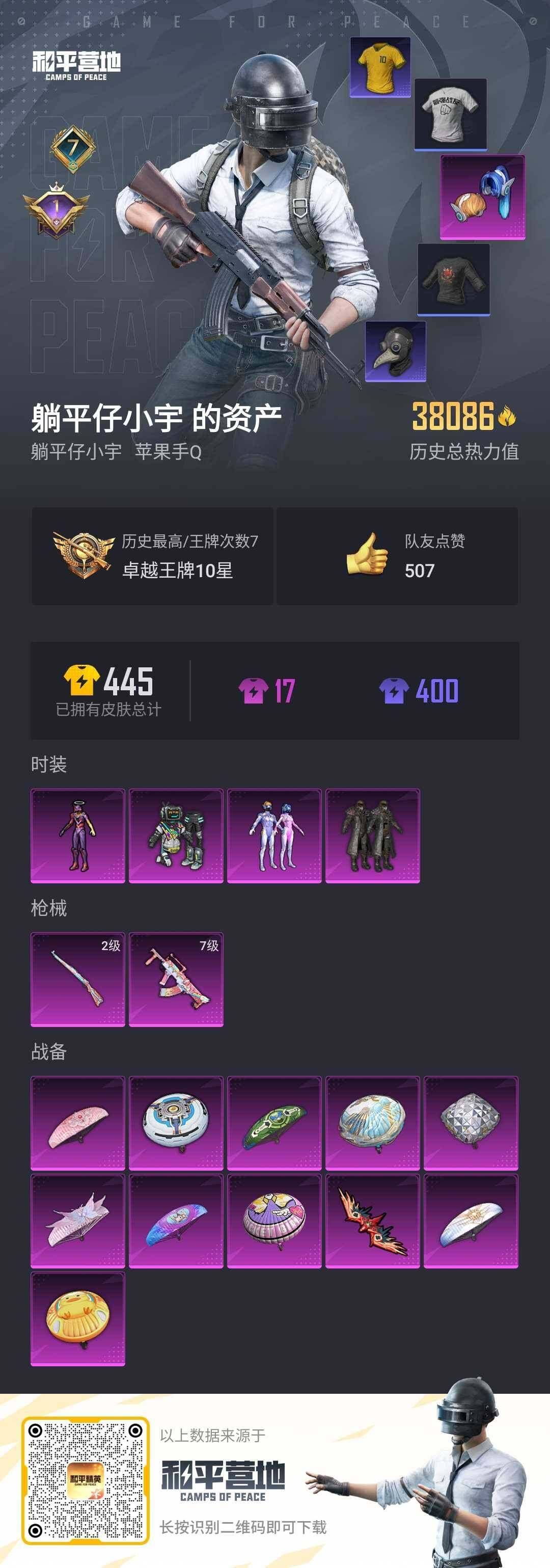 HPLX3273994和平精英账号详情图2 HPLX3273994和平精英账号详情图2