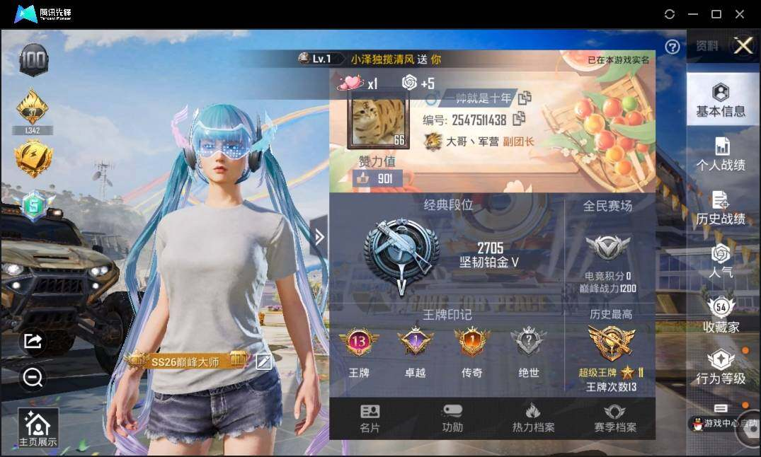 HPLX3274063和平精英账号详情图4 HPLX3274063和平精英账号详情图4