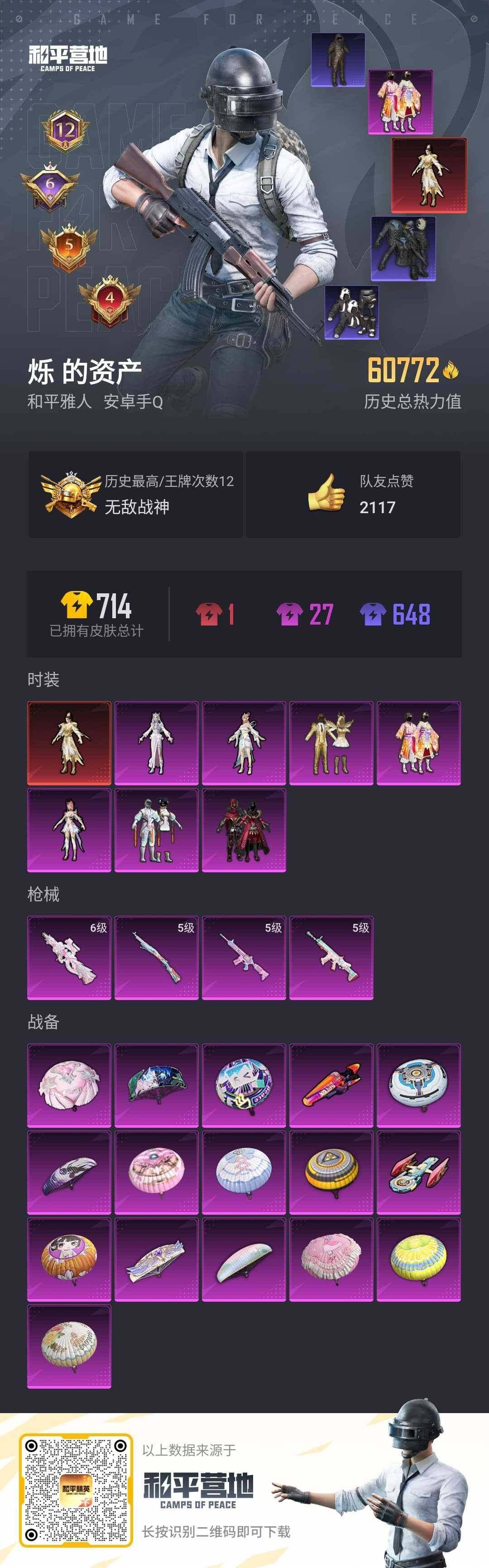 HPLX3274083和平精英账号详情图2 HPLX3274083和平精英账号详情图2
