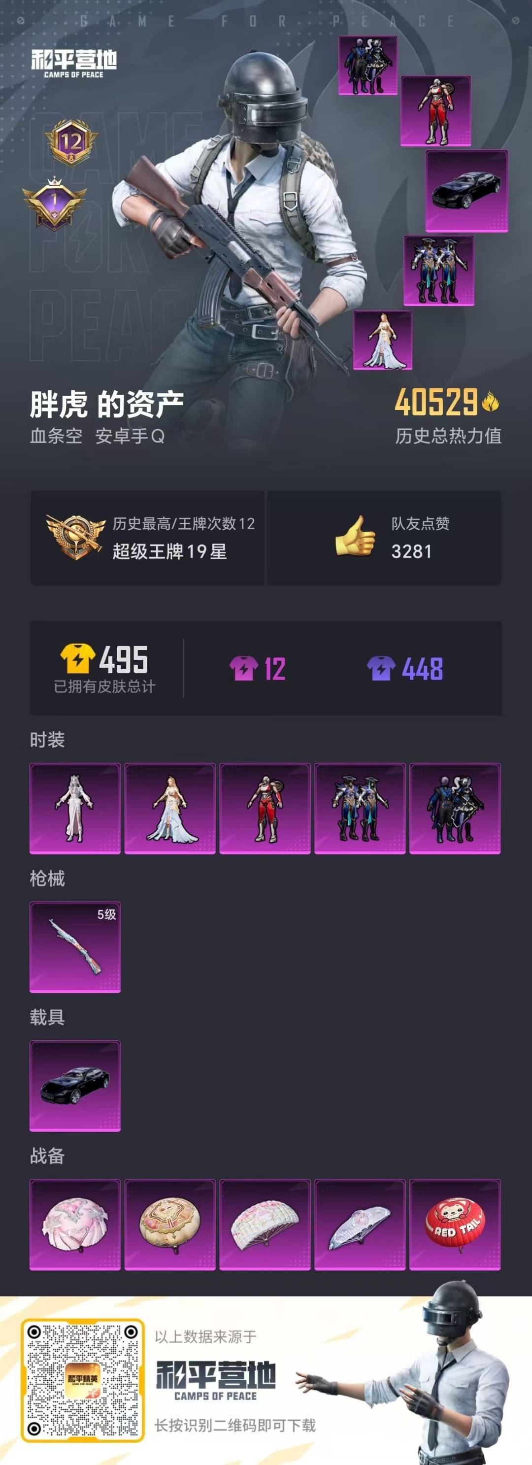 HPQM3274459和平精英账号详情图2 HPQM3274459和平精英账号详情图2