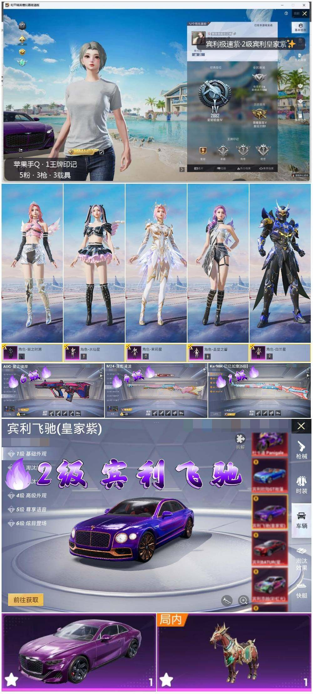 HPLX3274506和平精英账号详情图2 HPLX3274506和平精英账号详情图2