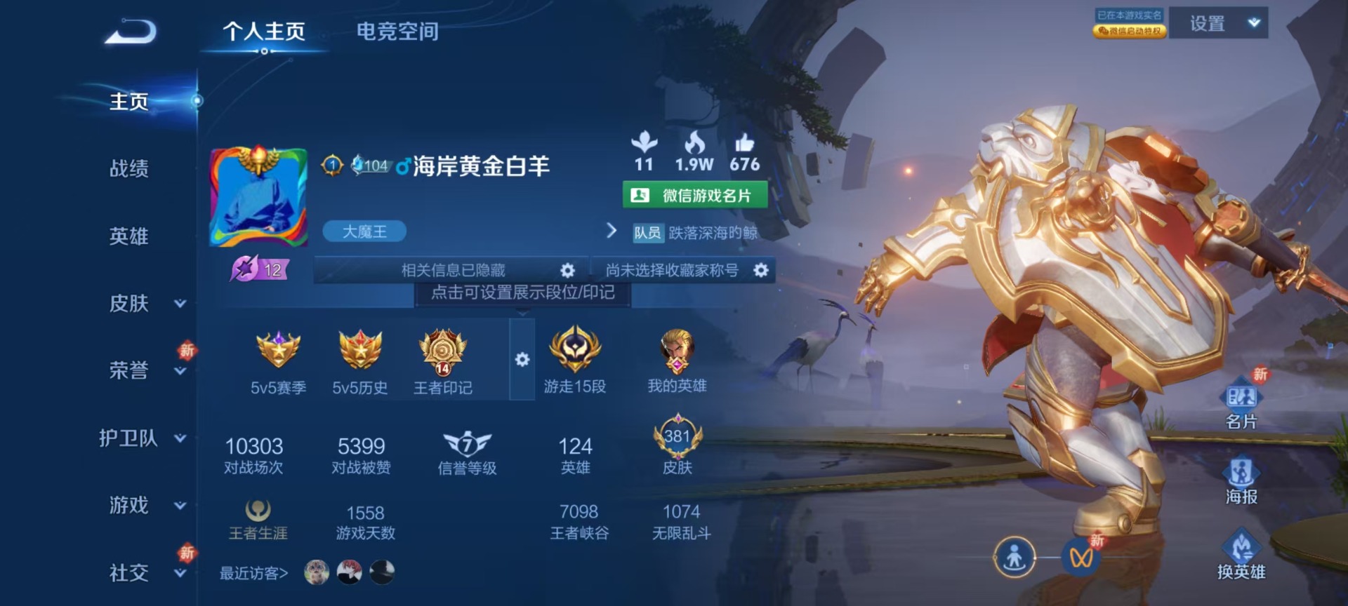 WZQM3181874王者荣耀账号详情图17 WZQM3181874王者荣耀账号详情图17