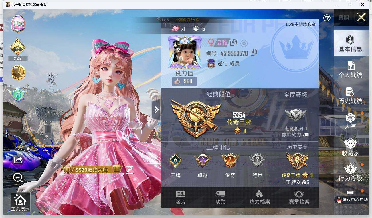 HPLX3274853和平精英账号详情图3 HPLX3274853和平精英账号详情图3