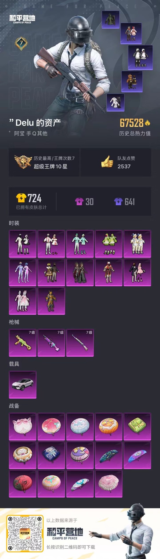 HPQM3274880和平精英账号详情图2