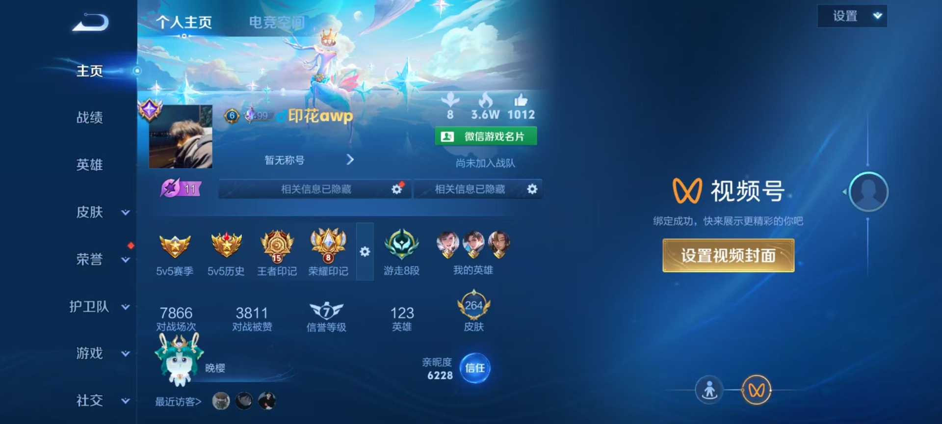 WZQM3182147王者荣耀账号详情图15 WZQM3182147王者荣耀账号详情图15