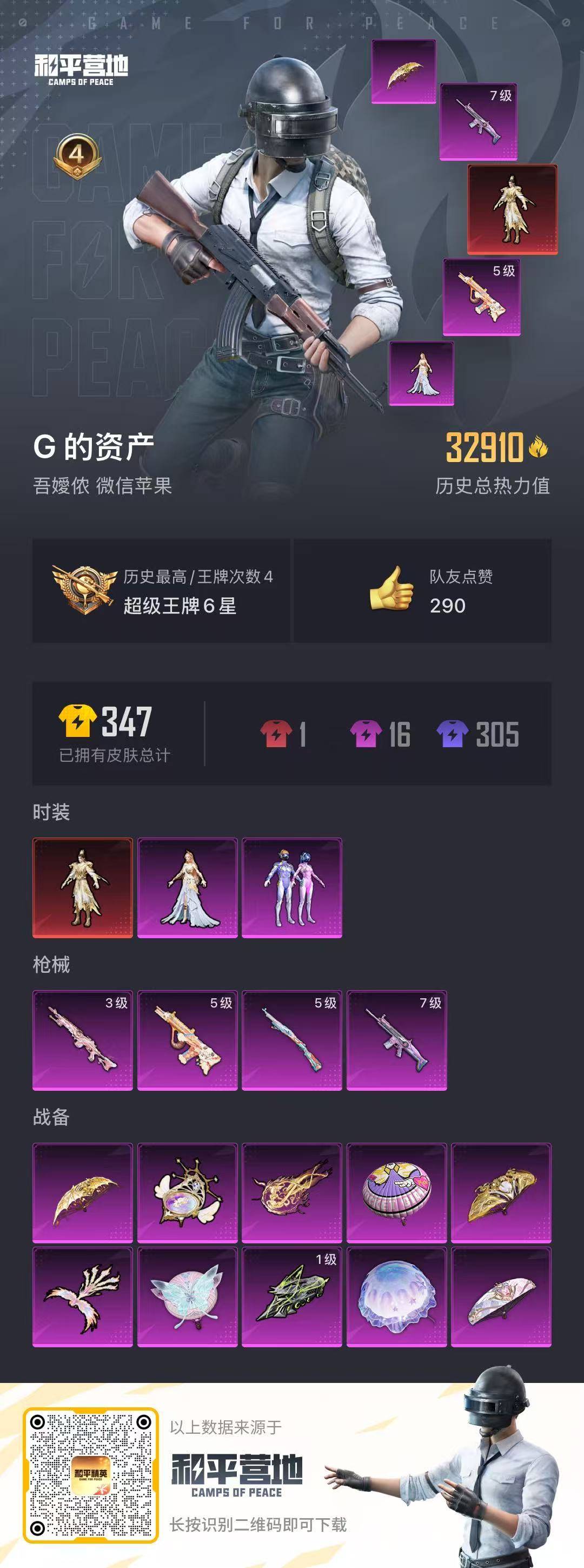 HPQM3275831和平精英账号详情图2