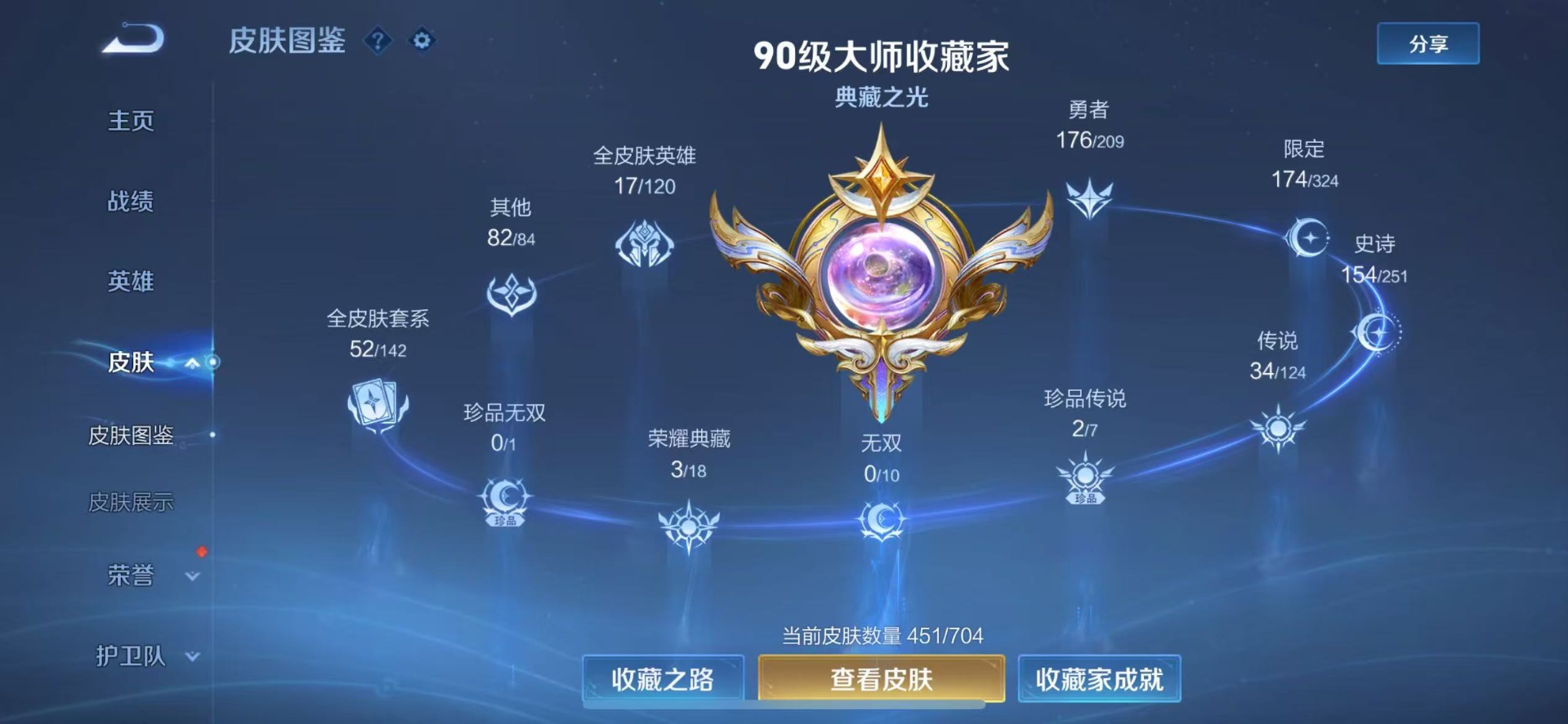 WZQM3184087王者荣耀账号详情图3 WZQM3184087王者荣耀账号详情图3