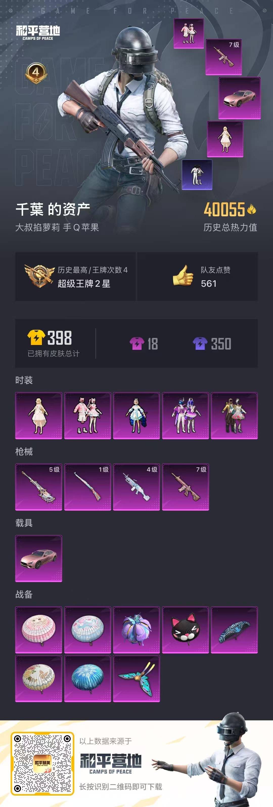 HPQM3276282和平精英账号详情图4