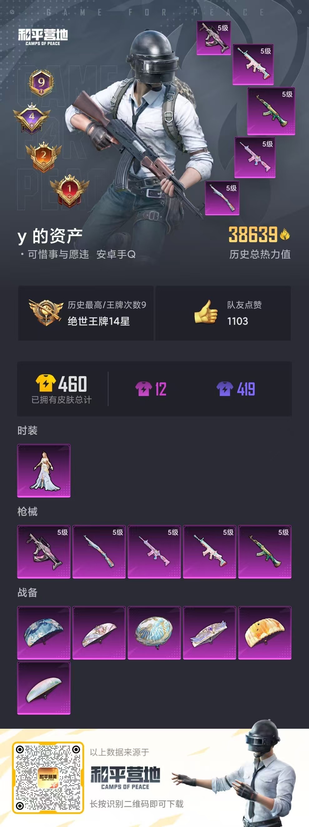 HPQM3276700和平精英账号详情图5 HPQM3276700和平精英账号详情图5