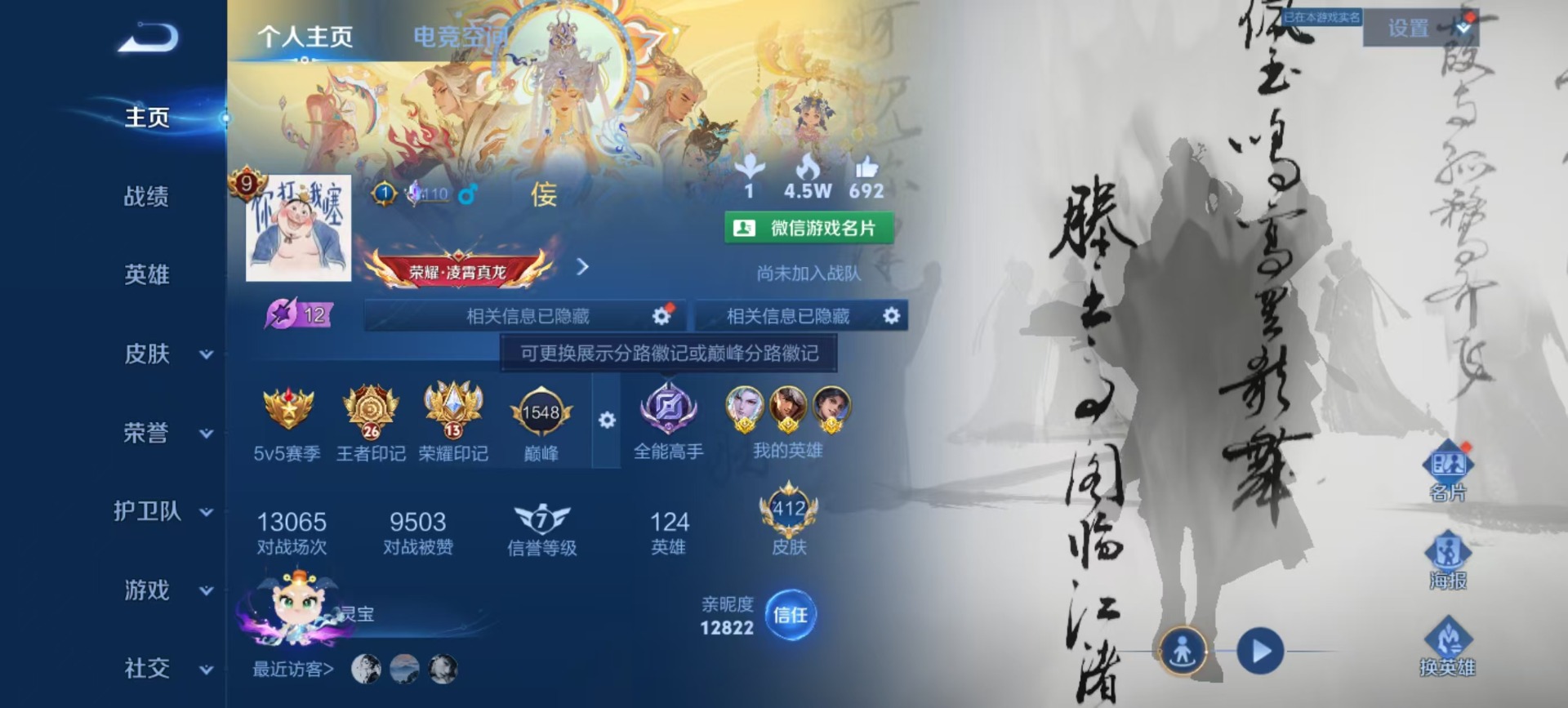 WZQM3188547王者荣耀账号详情图12 WZQM3188547王者荣耀账号详情图12