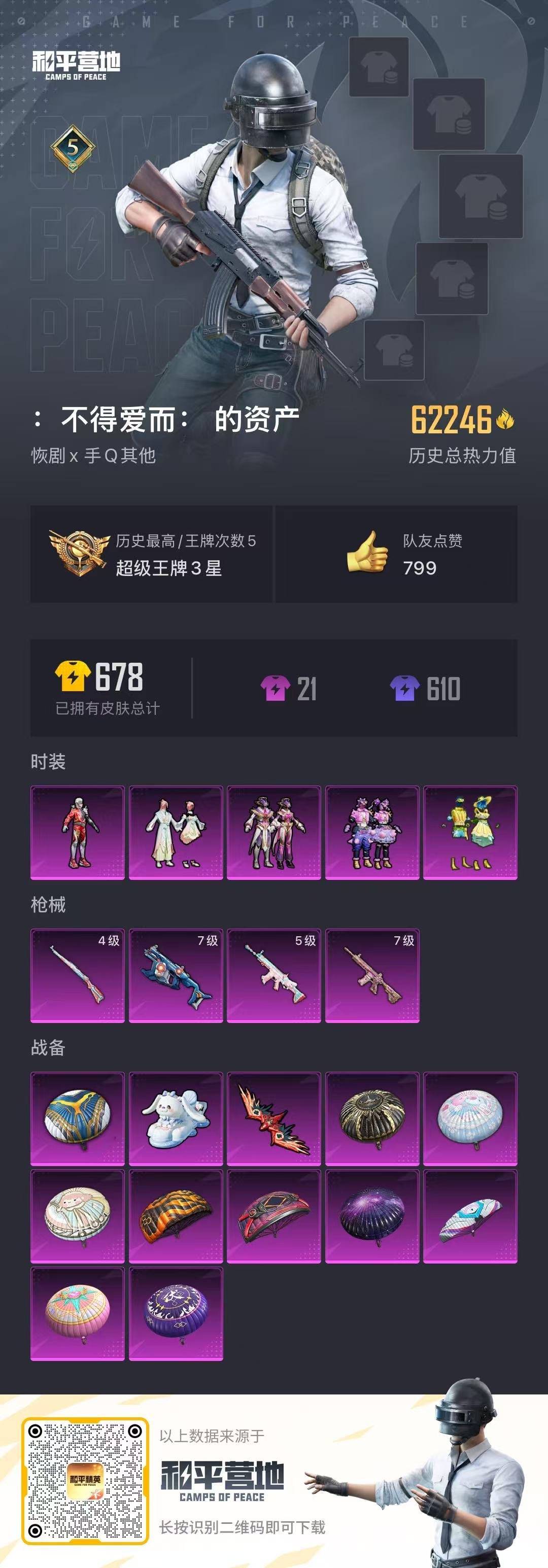 HPQM3278098和平精英账号详情图2 HPQM3278098和平精英账号详情图2