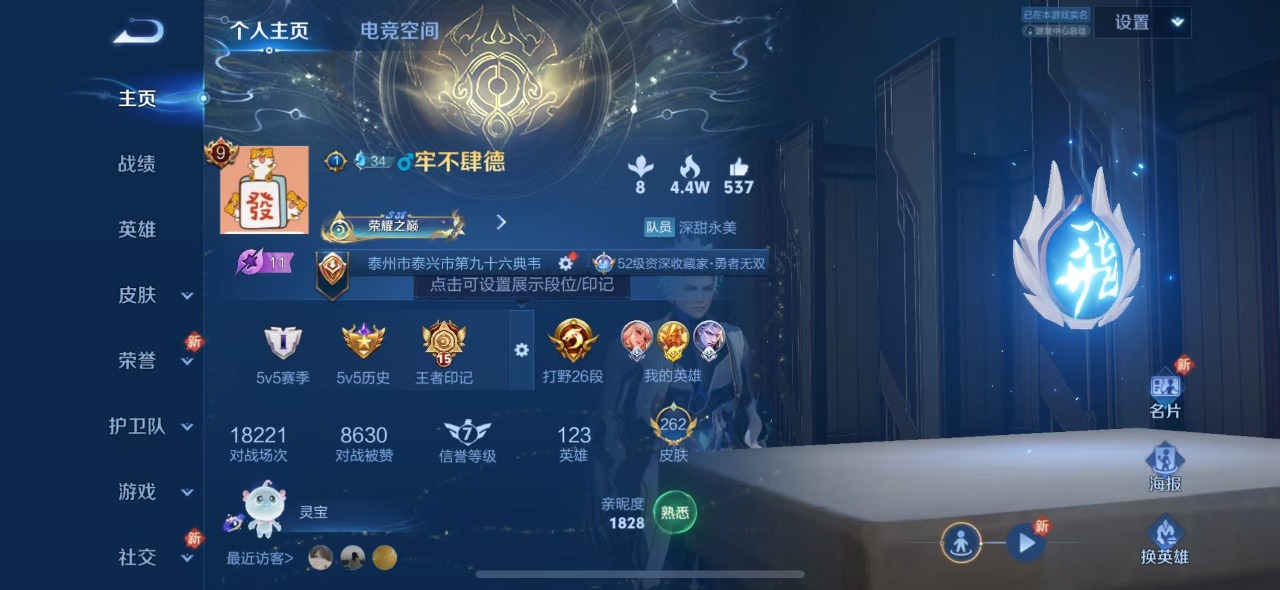 WZQM3190600王者荣耀账号详情图2 WZQM3190600王者荣耀账号详情图2