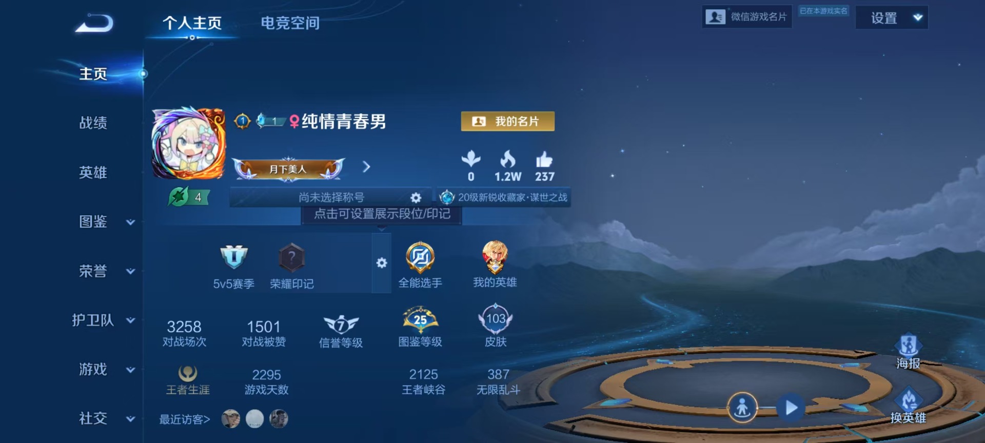 WZQM3192309王者荣耀账号详情图6 WZQM3192309王者荣耀账号详情图6