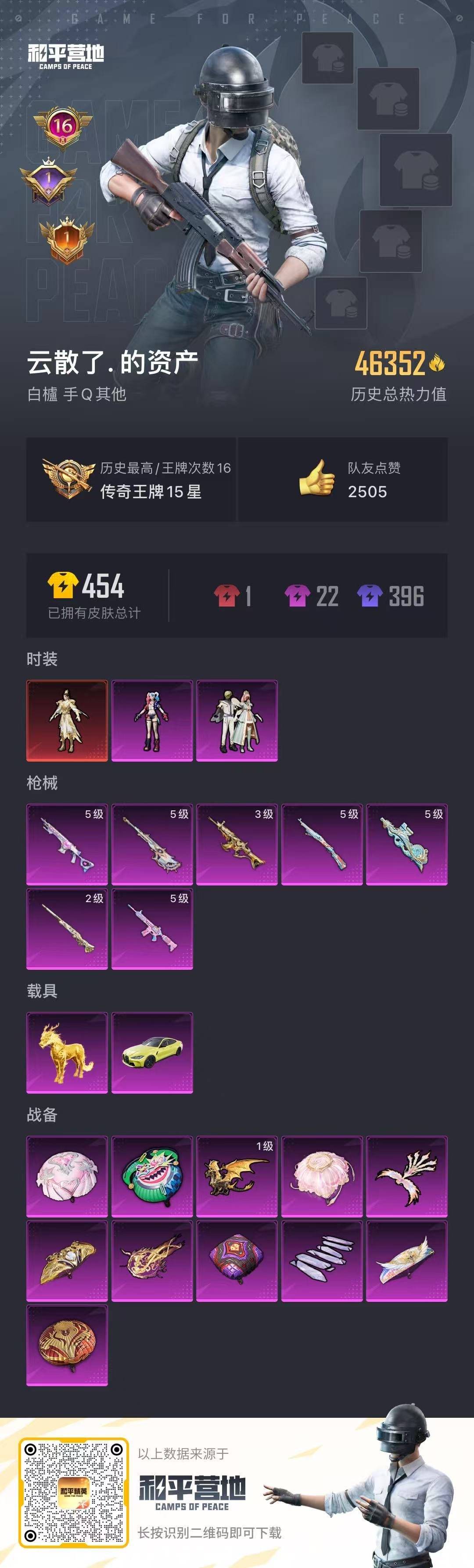 HPQM3338800和平精英账号详情图9