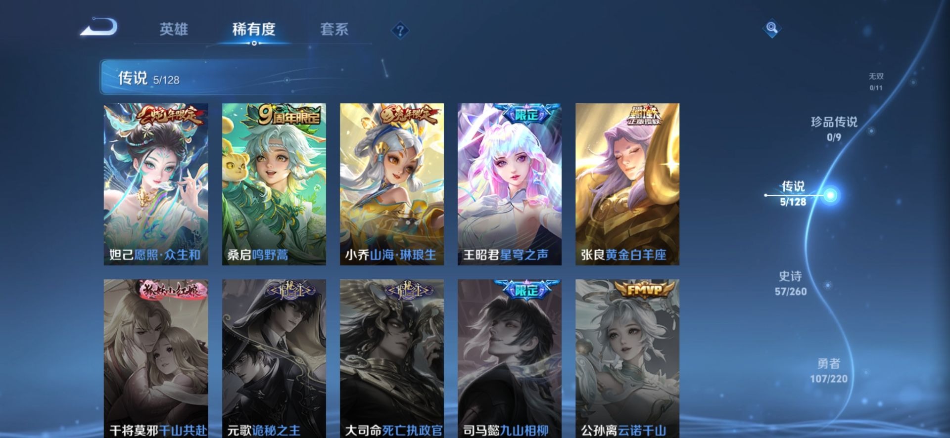 WZQM3294690王者荣耀账号详情图5