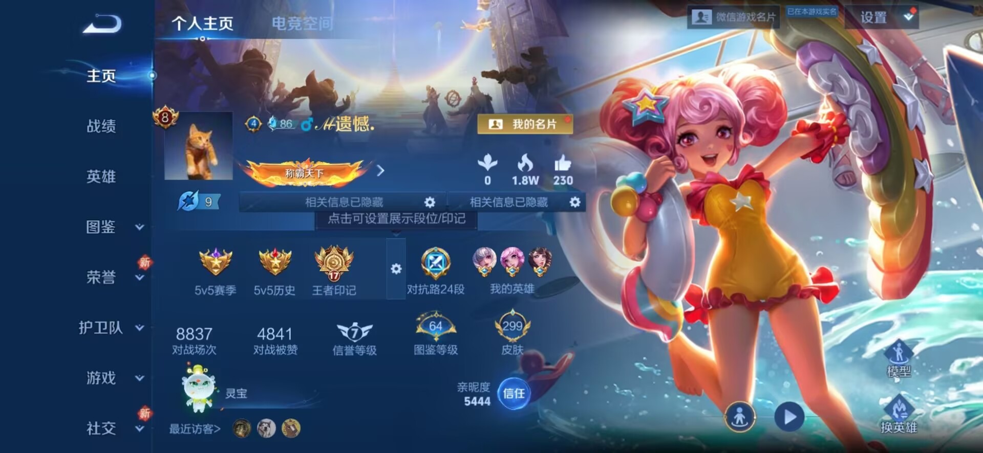 WZQM3294707王者荣耀账号详情图8