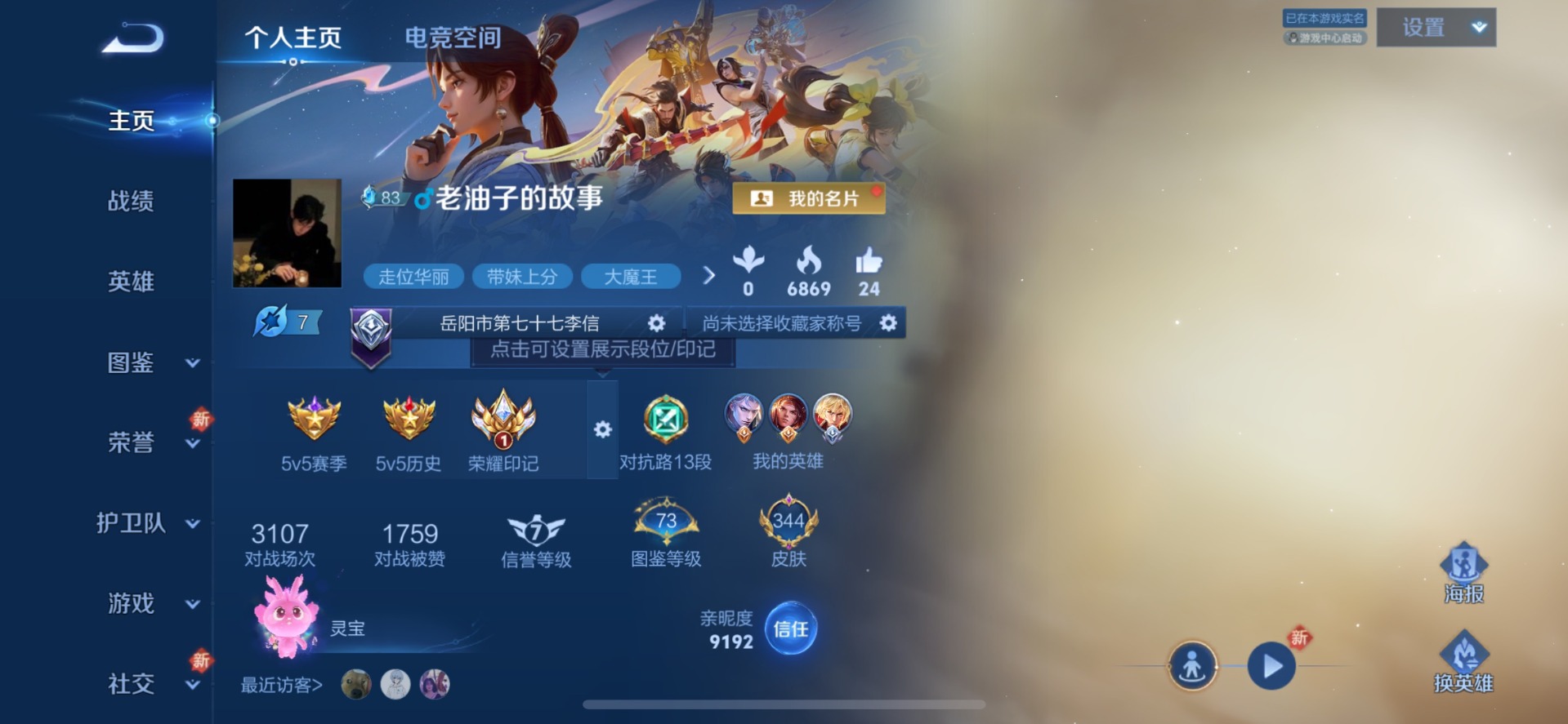 WZQM3294825王者荣耀账号详情图7