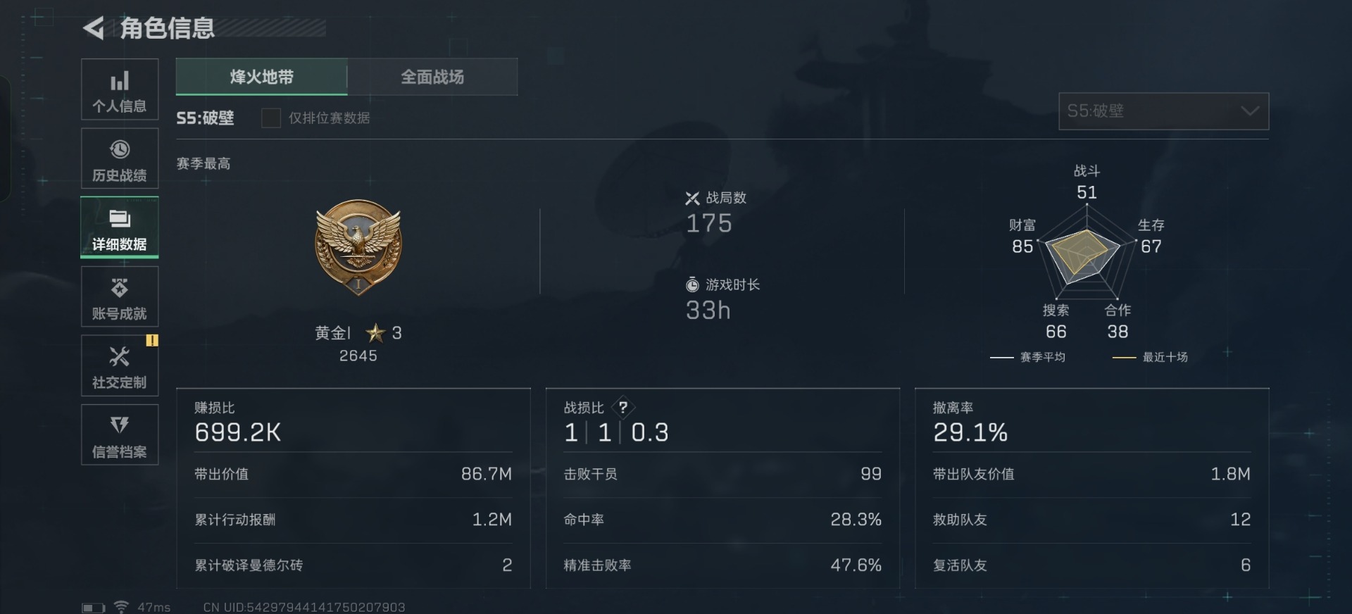 SJZQM333587三角洲行动账号详情图22