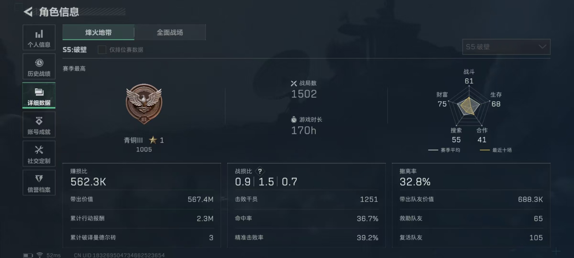 SJZQM333589三角洲行动账号详情图16