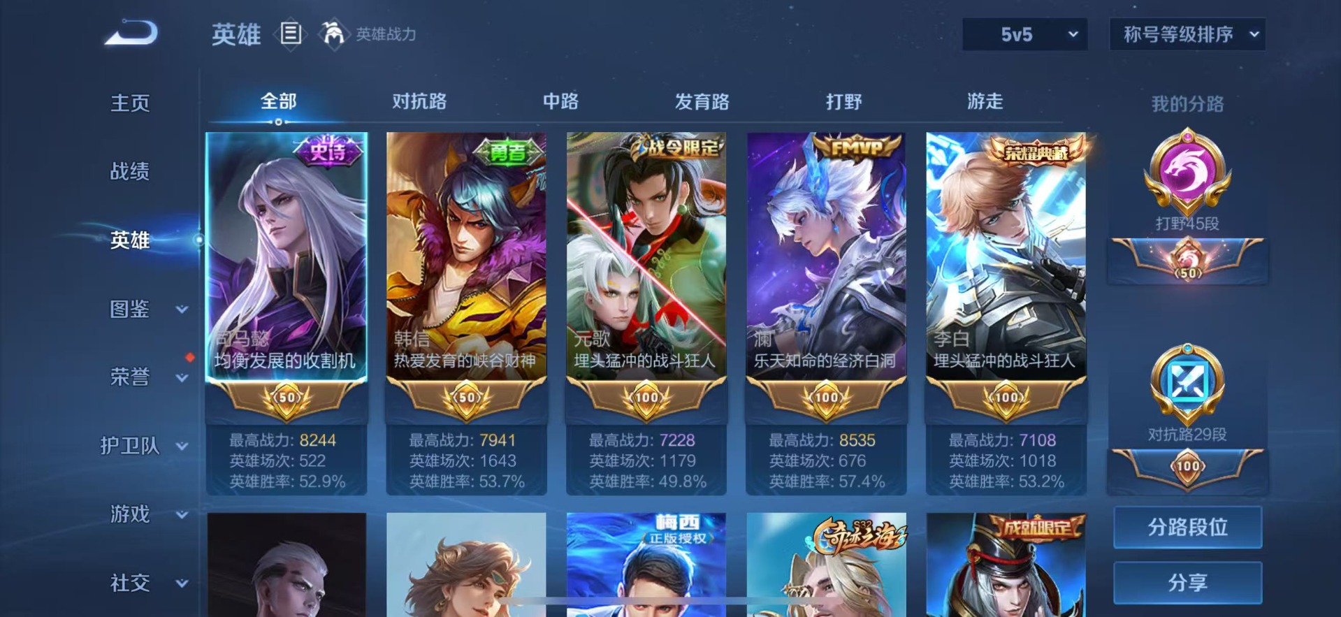 WZQM3294934王者荣耀账号详情图3