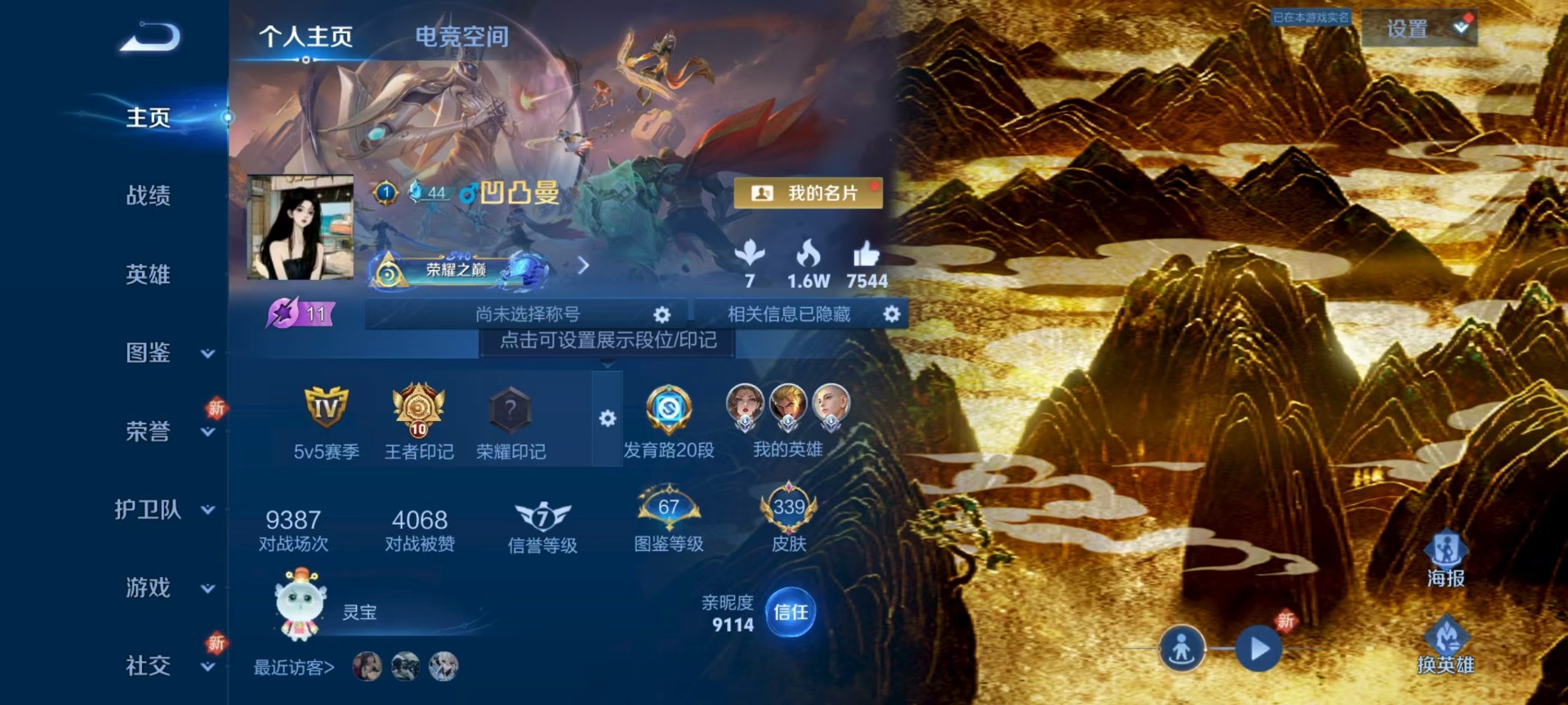 WZQM3294966王者荣耀账号详情图12