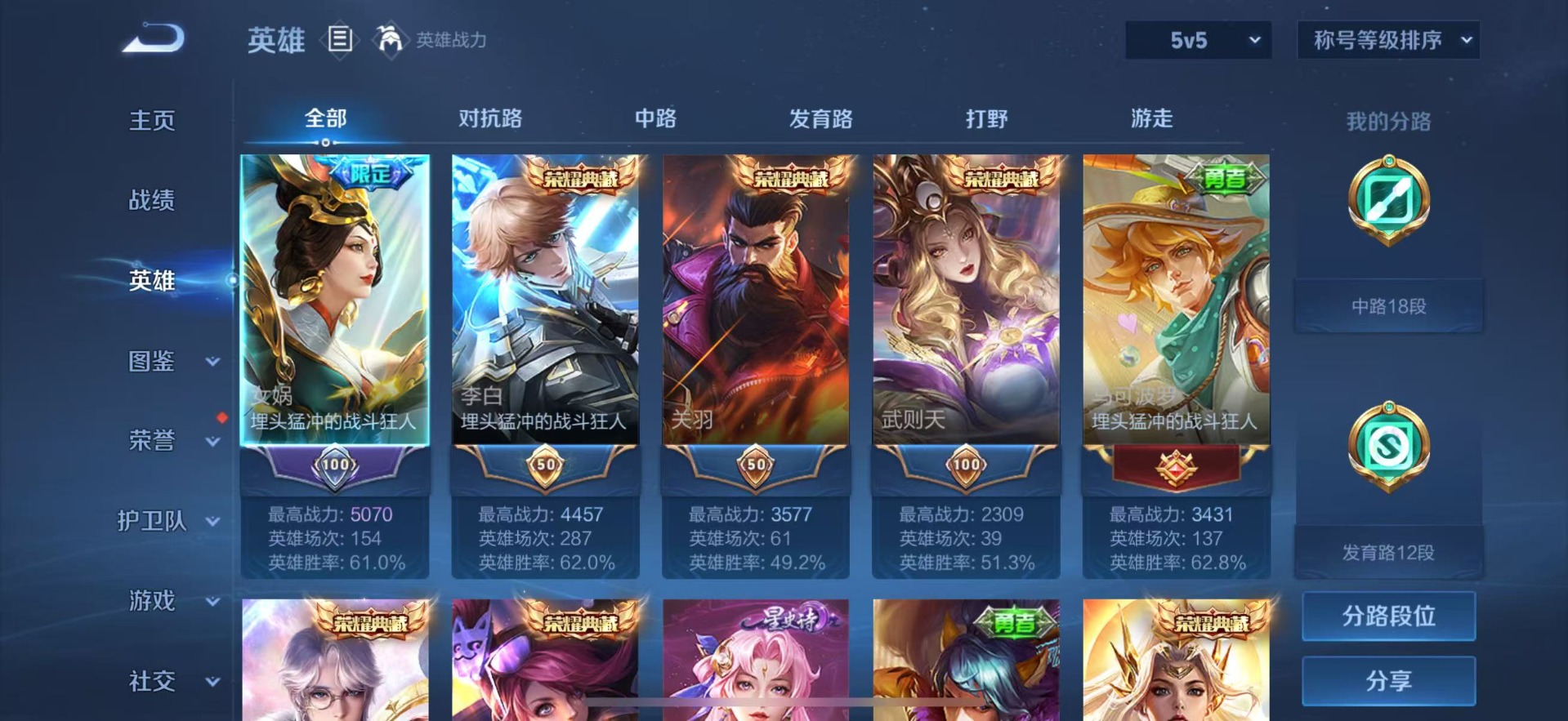 WZQM3295026王者荣耀账号详情图3