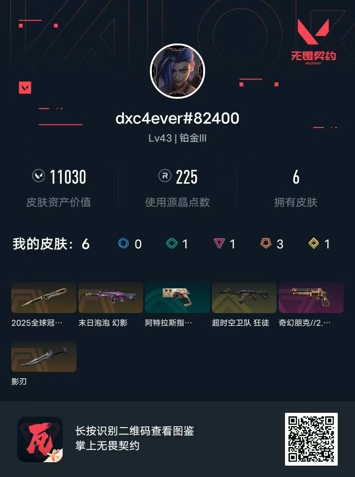 WWQQM314968无畏契约账号详情图5