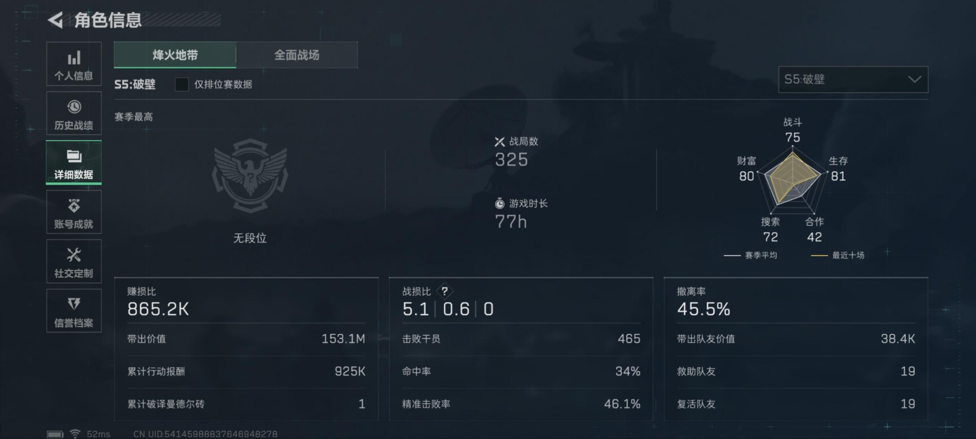 SJZQM333645三角洲行动账号详情图6