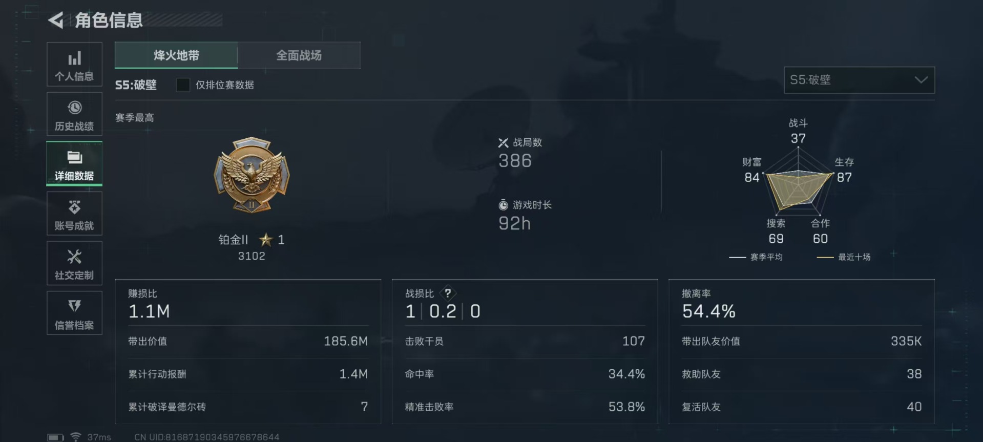 SJZQM333660三角洲行动账号详情图6