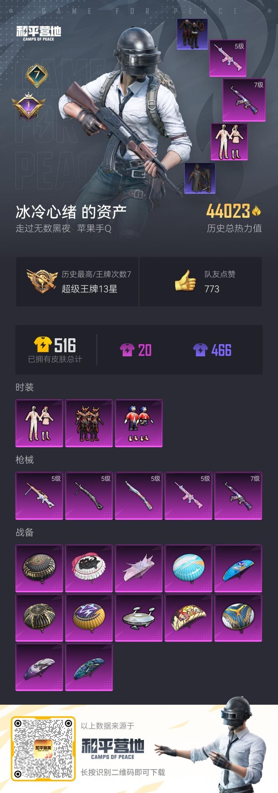 HPQM3339345和平精英账号详情图5