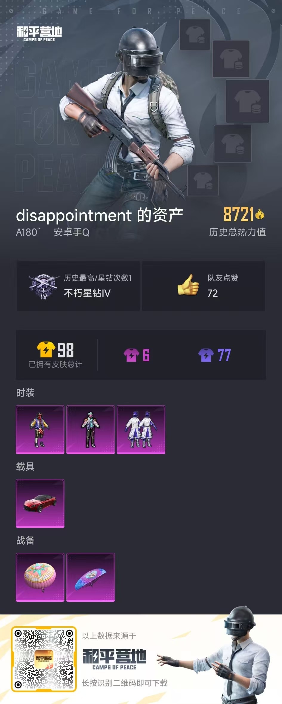 HPQM3339449和平精英账号详情图16