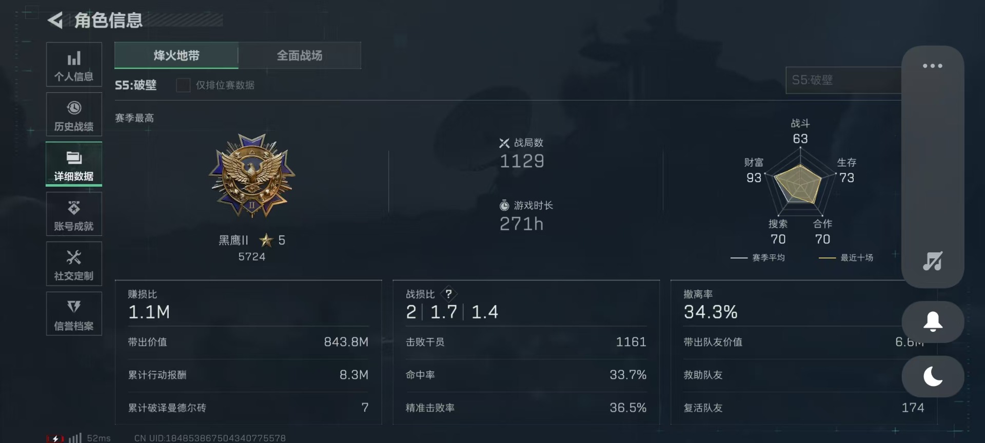 SJZQM333842三角洲行动账号详情图6
