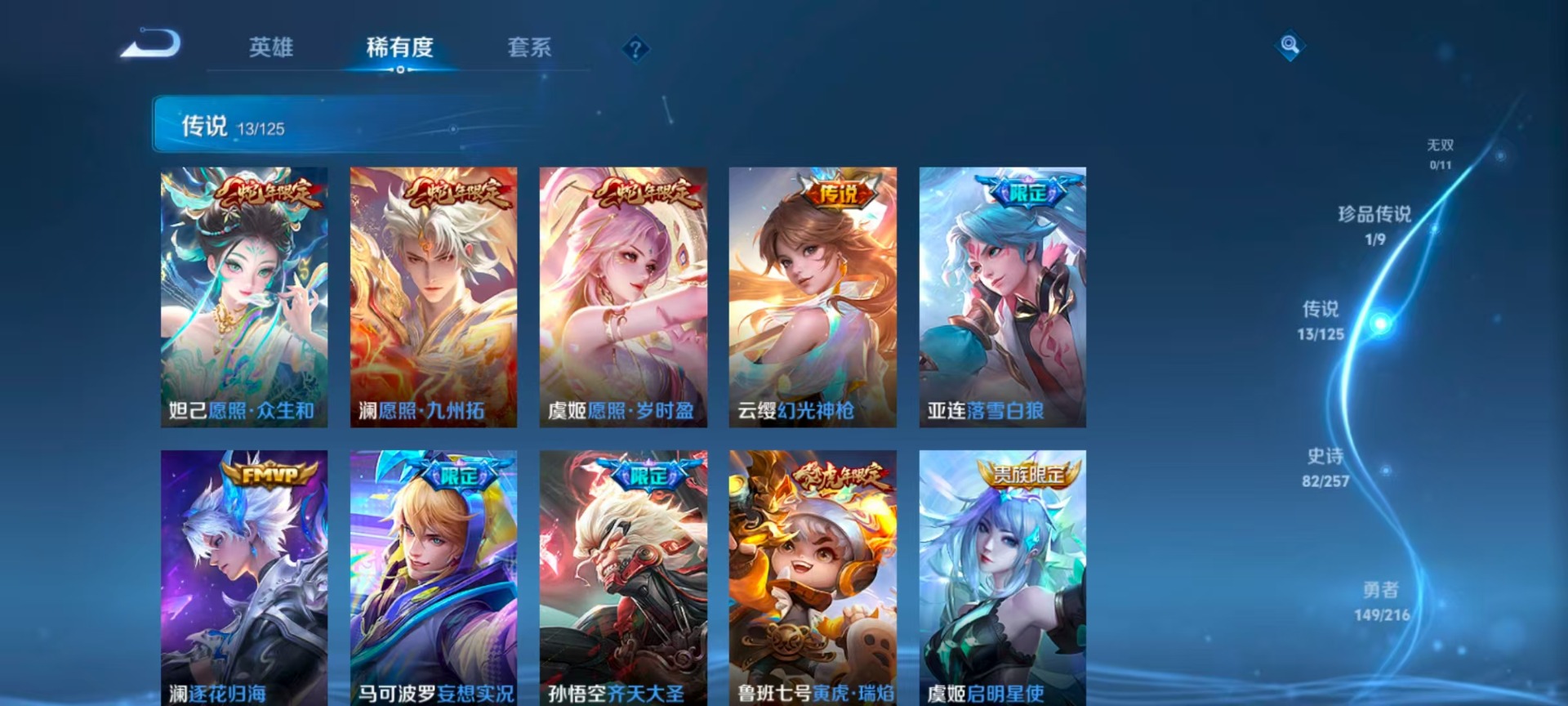 WZQM3296258王者荣耀账号详情图9