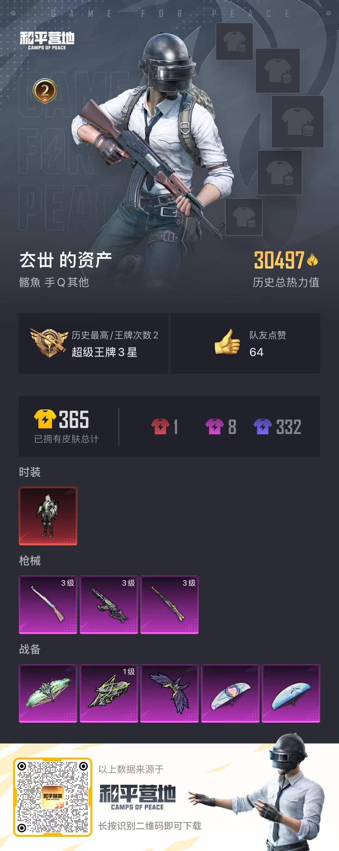 HPQM3339552和平精英账号详情图12
