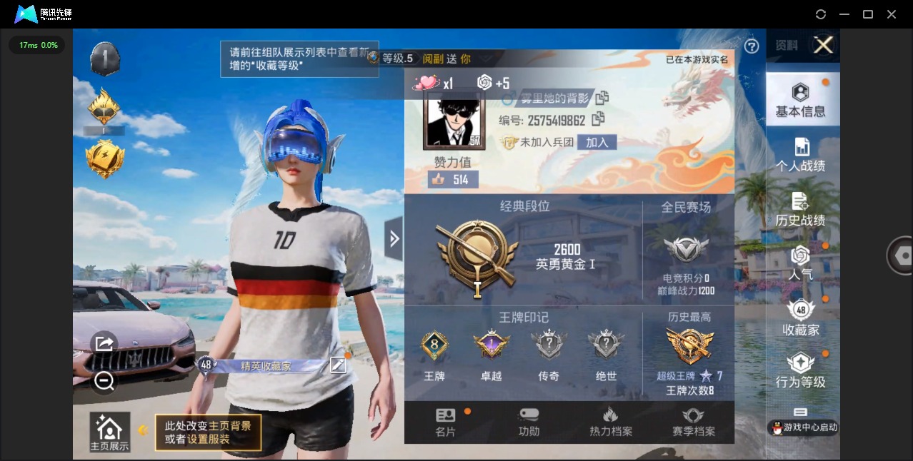 HPQM3339619和平精英账号详情图17